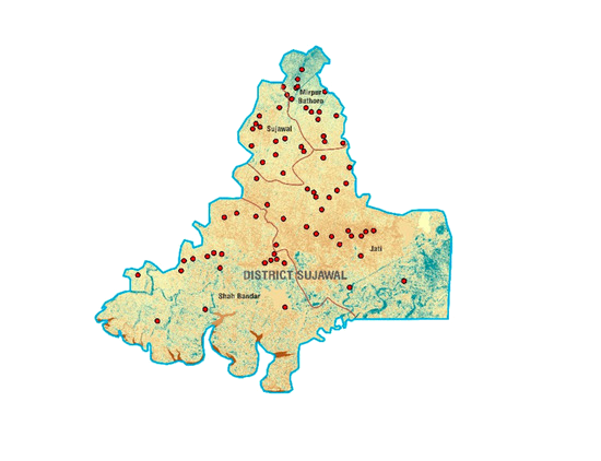 Sujawal Map